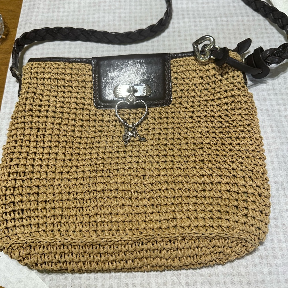 Brighton vintage straw purse